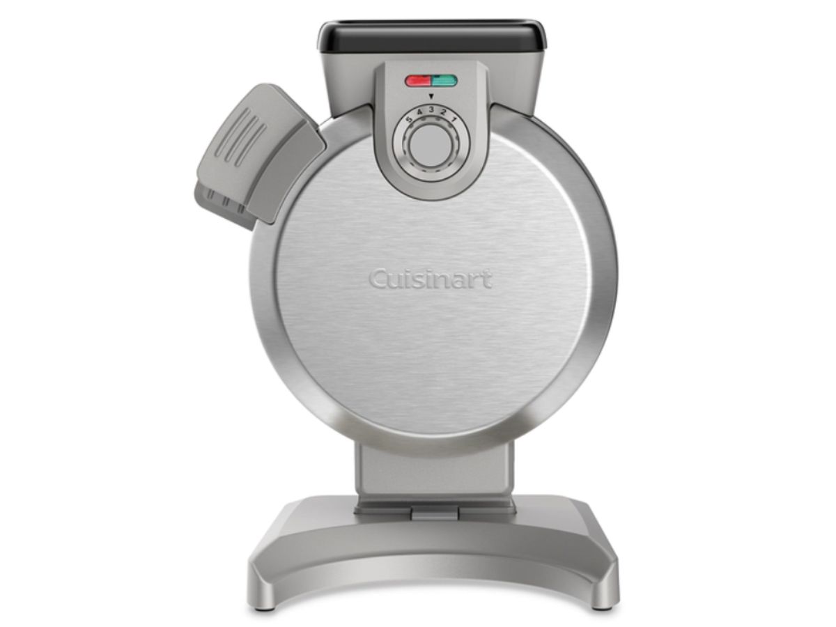 Wafflera Vertical Cuisinart WAFV100AR · 5 Niveles de Cocción · 800 W · Placas Antiadherentes
